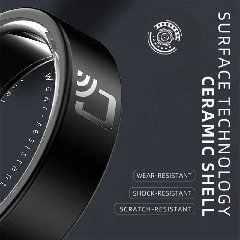 Visiovoy Smart Ring with NFC for Men and Women Health and Sleep Monitor 5ATM Water Resistant Multi-Sport Mode W250225