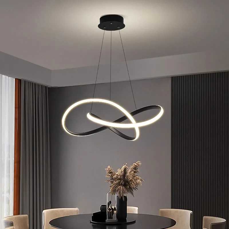 Modern Dining Room Pendant Lights Nordic LED Dining Table Ceiling Chandelier Living Room Home Indoor Bar Counter Hanging Lamp X250225