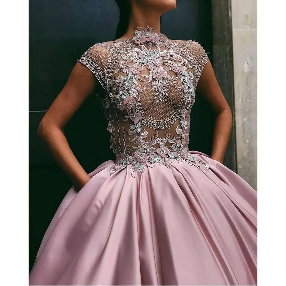 of sleeveless with O-neck and res sequins chic to the floor prom dresses evening party dress 2025
