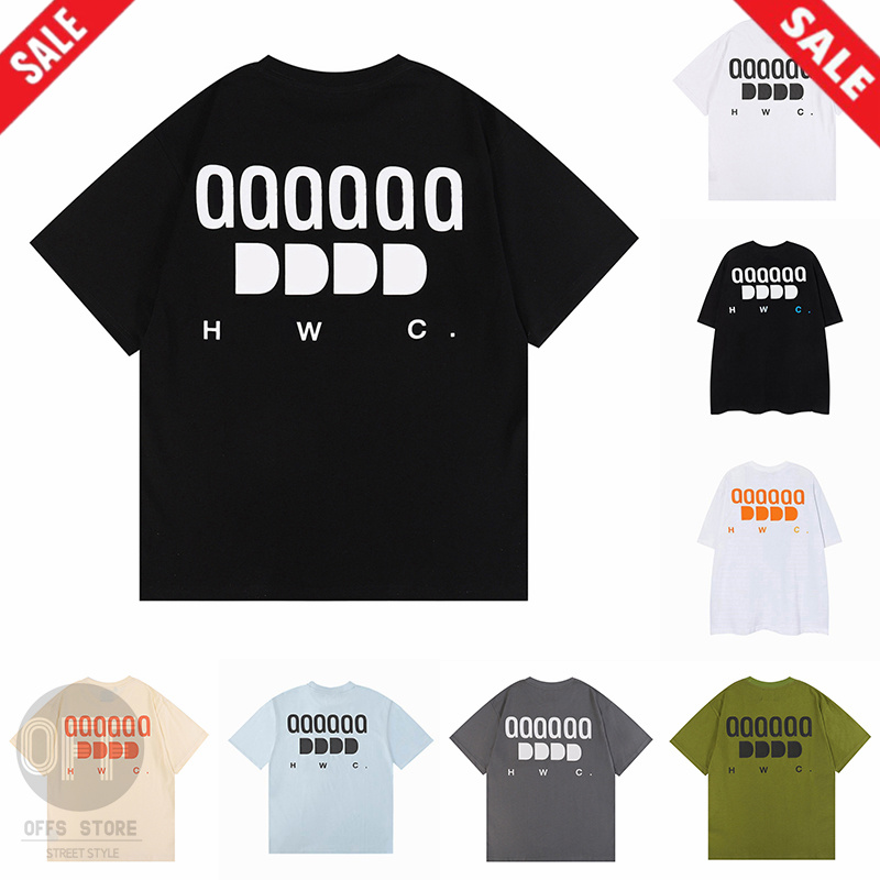 Mens Designer Tees T Shirts Luxury Fashion Black White T Shirts Womens High quality Tees Round neck Short Sleeve Hip Hop Streetwear Tops Clothing Clothes Size S-XL