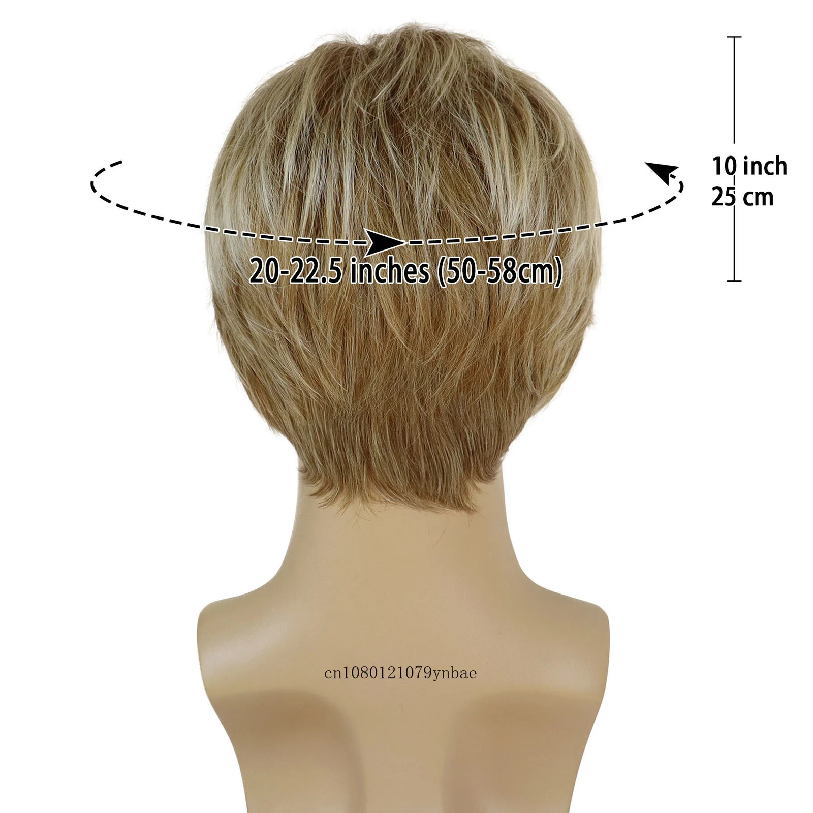 Mix Blonde Wigs for Men Synthetic Hair Short Straight Wigs Male Guys Natural Looking Daily Cosplay Party Casual Heat Resistant 250224