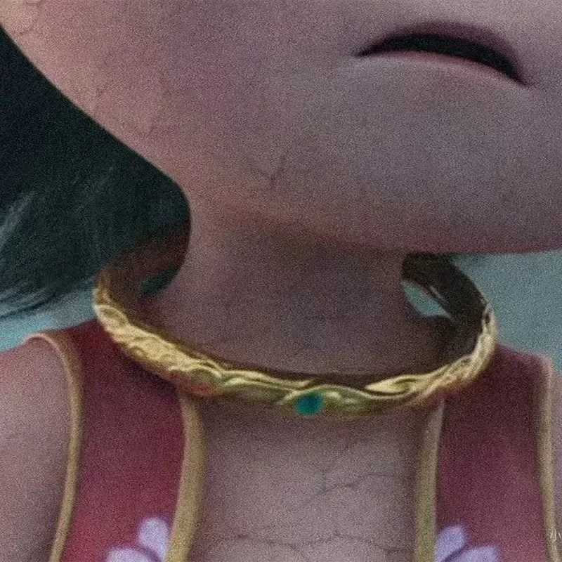 Nezha 2 The Devil Boy Conquers the Dragon King Nezha Same Style Qiankun Ring Bracelet Ring Seal Bracelet 24k Plated BraceletXJ250225