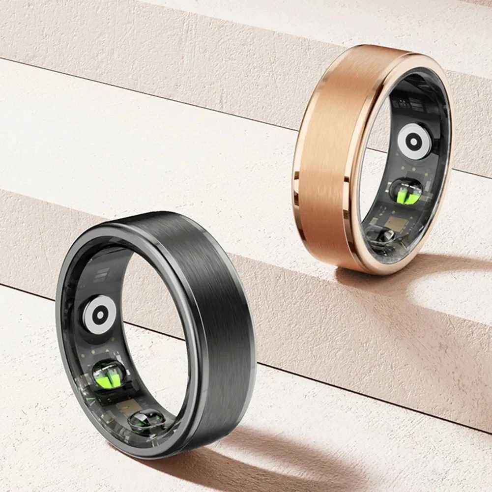 2024 Smart Ring Mens R03 R02 Heart Rate Health Monitor Smart Ring IP68 Waterproof Womens Smart Ring Sport Edition Android iOS W250225