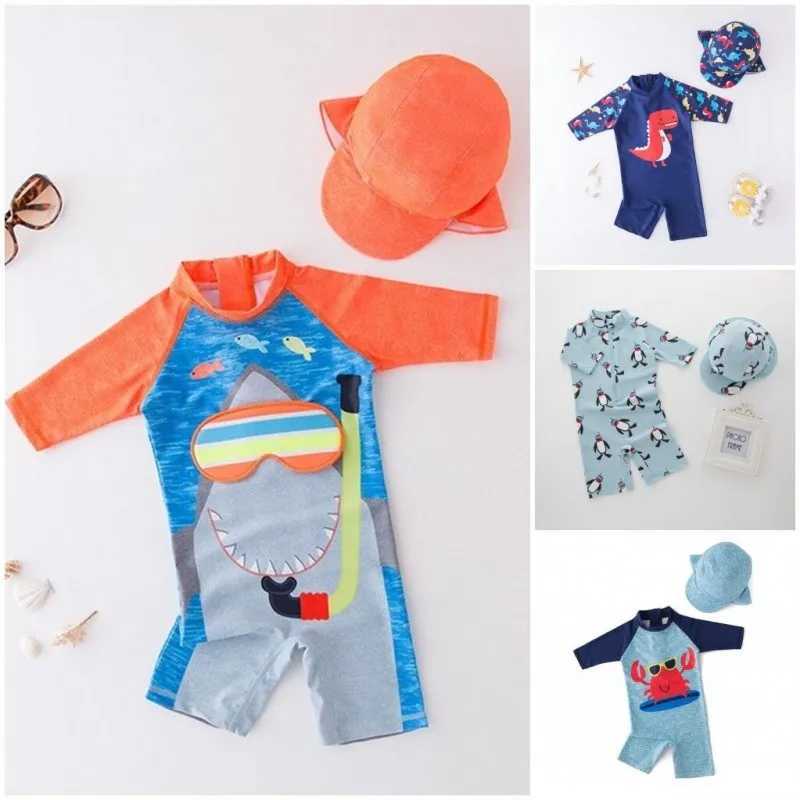 Baby swimsuit with hat childrens swimsuit X250224