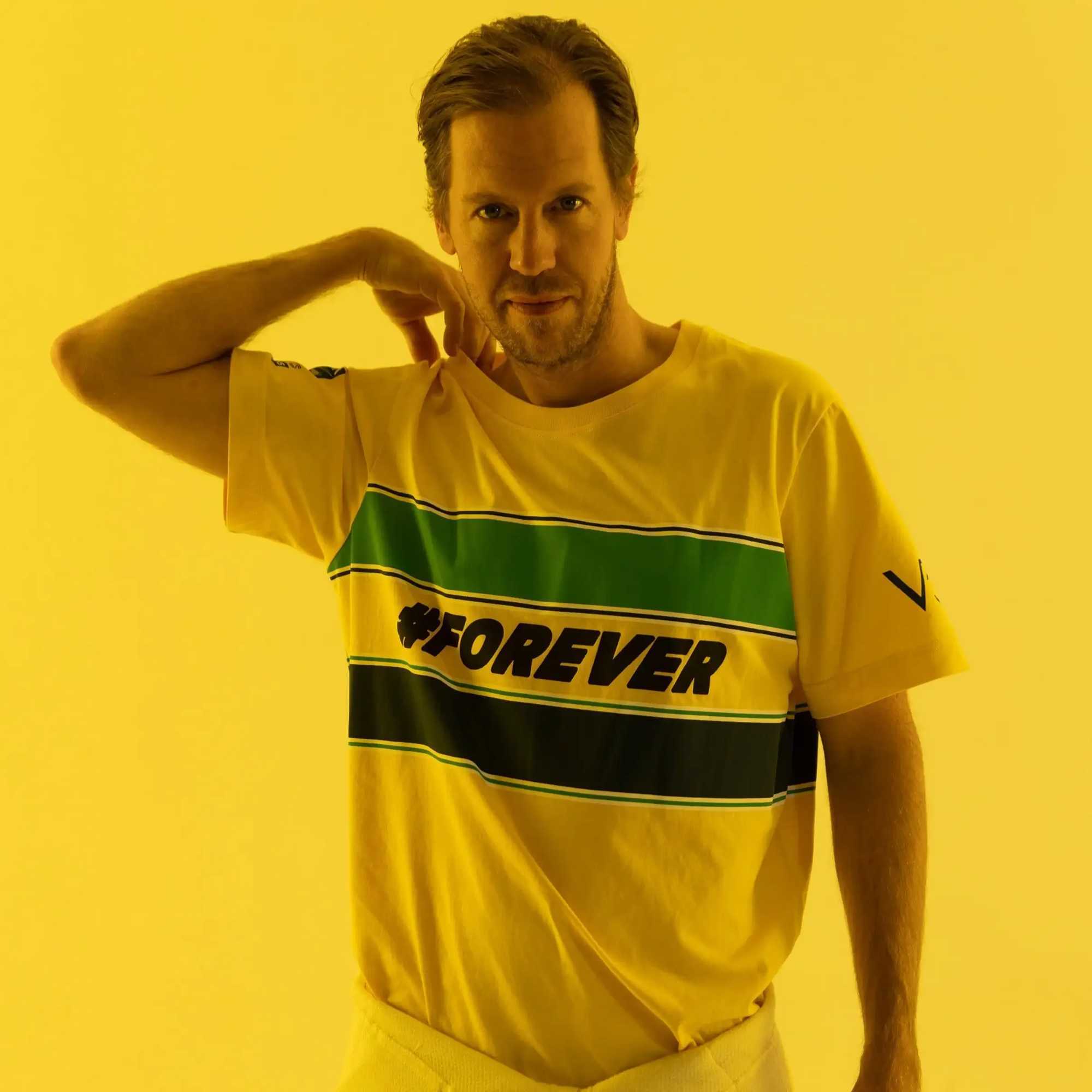 Forever Senna T-shirt Summer Fashion Mens T-shirt Casual Ayrton Senna Brazilian Formula One Legend T-shirt Graphic M250225