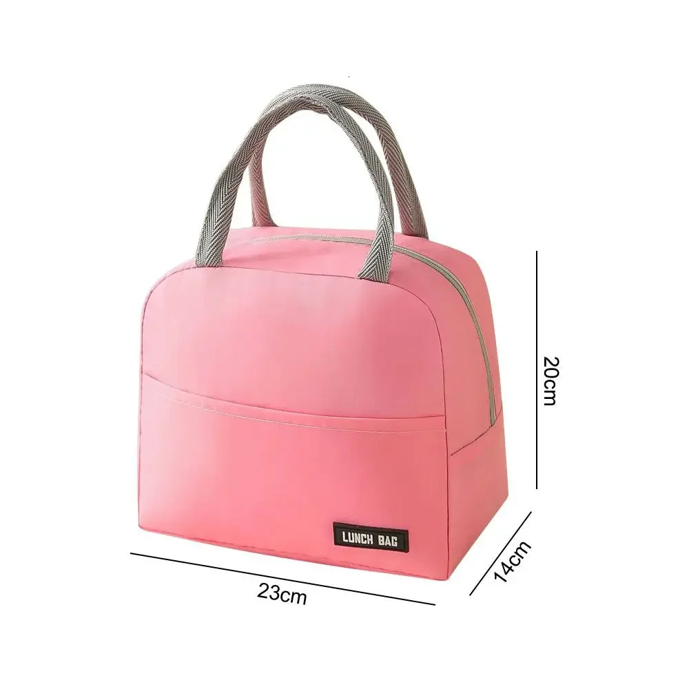 Student Picnic Storage Bag Lunch Box Insulated Thermal Bag Breakfast Organizer Cooler Lunch Bag 250224