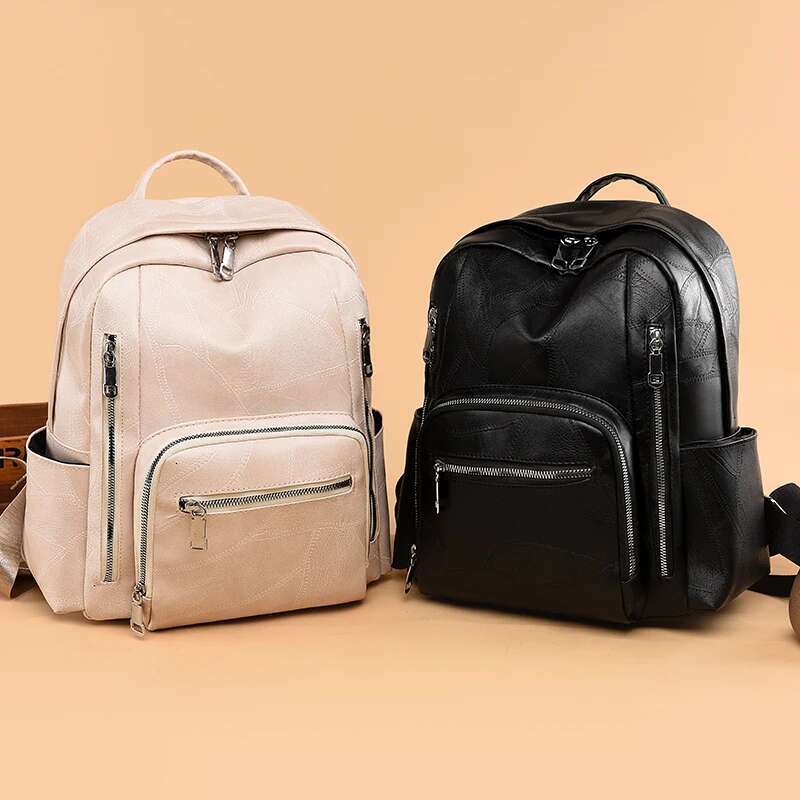 New Style3 New Brand Designer Women High Quality Leather Backpacks School Bags For Girls Travel Backpack