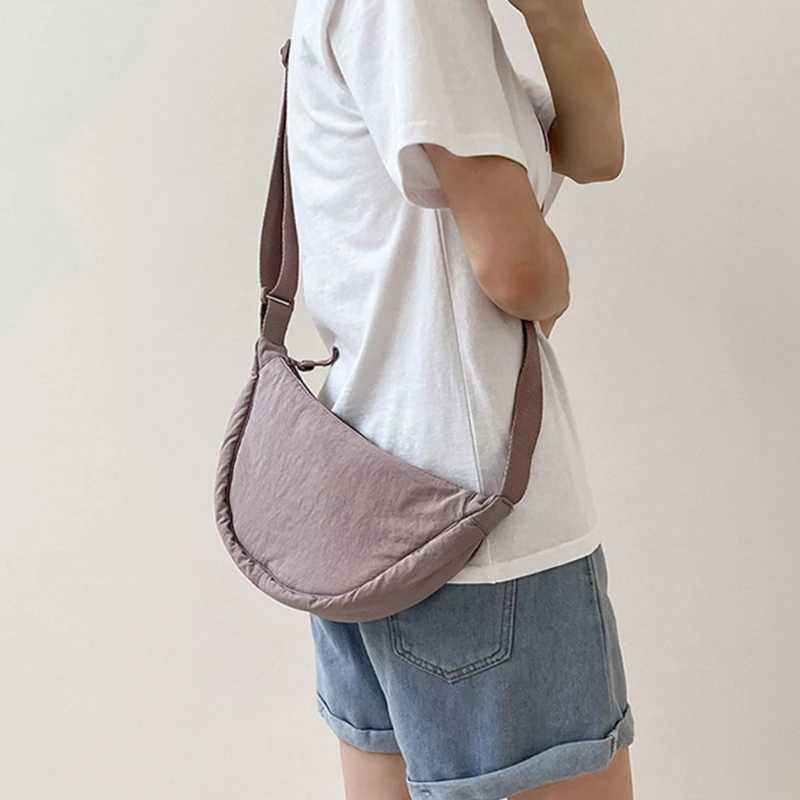 Casual Nylon Stray Cross Bag Mens Shoulder Bag Large Capacity Handbag Womens Travel Shopping Bag Womens Wallet Z250225