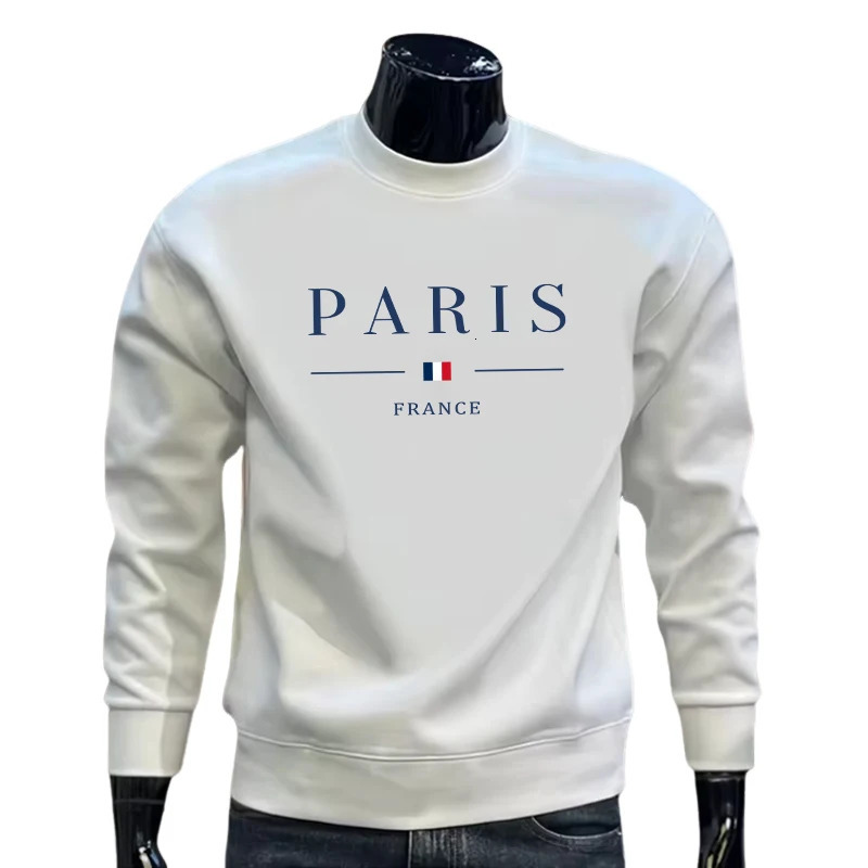 Spring Arrival Mens Paris Fashion Pullover Long Sleeved Tshirt High Quality Home Outdoor Casual Warm Soft Sweatshirts 250224