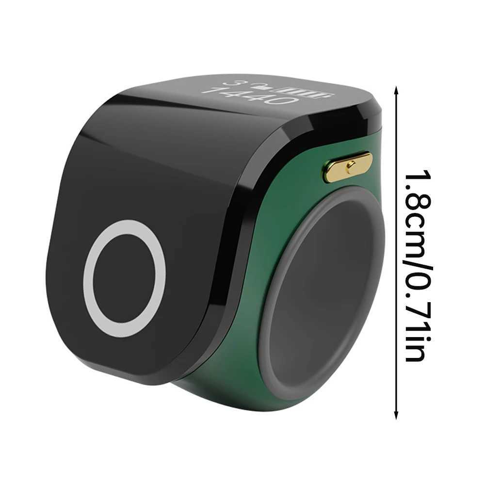 18mm/0.71in Smart Tasbih Tally Counter Used for Muslim Zikr Ring Digital Tasbeeh 5 Prayer Time Vibration Reminder Waterproof W250225