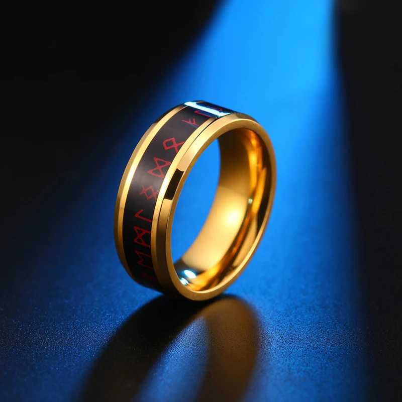 Fashion Smart Stainless Steel Multifunctional Ring For Couples Mood Change Color From Waterproof Body Temperature Measuring Ring W250225