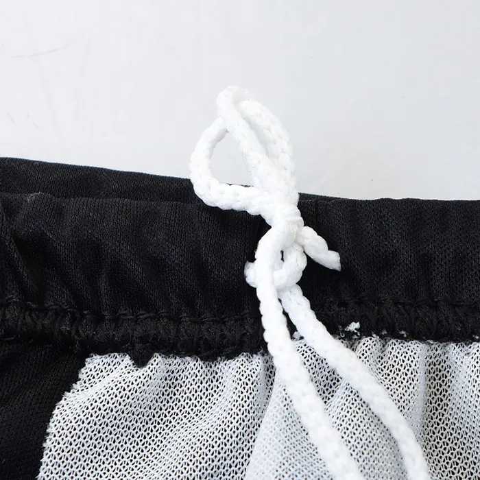 Mens swim trunks black comfortable fabric swimsuit solid color hot spring swimming pool equipmentXJ250224