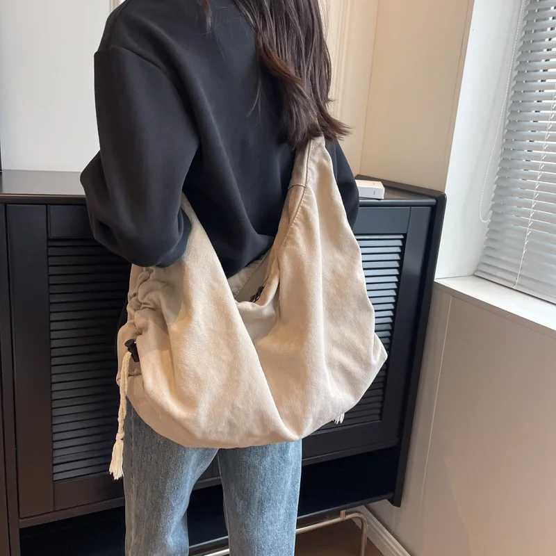 Large Capacity Canvas Women Tote Bags Fashion Female Shoulder Bag Commuting Carrying Bag Casual Designer Handbag Shopper Bag Z250224
