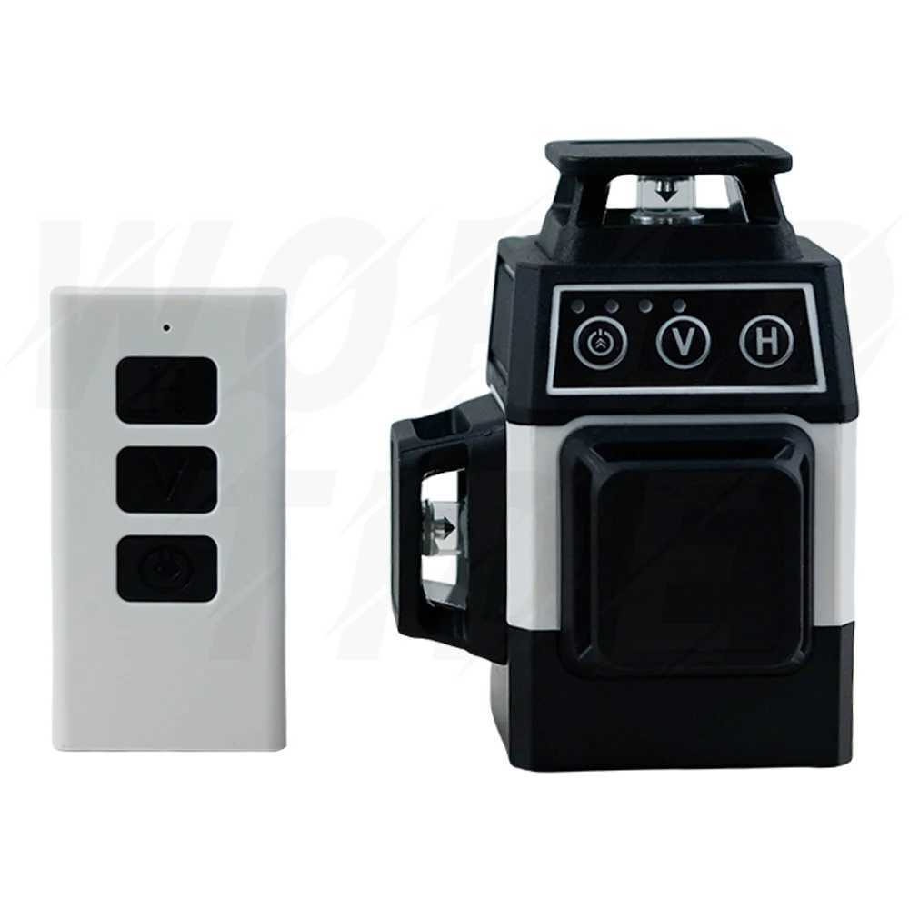 3D Mini Laser Level 12 Lines Red Lines 360 Self-Leveling Horizontal Vertical With Remote Control Beams Green Laser Level X250225