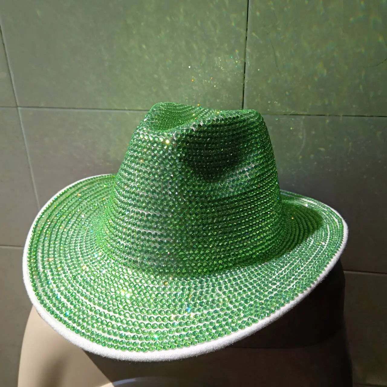 hats girl cowboy hat party hat cowboy cap Fedoras jazz mens winter hat for women capred diamond banquet cap 250225