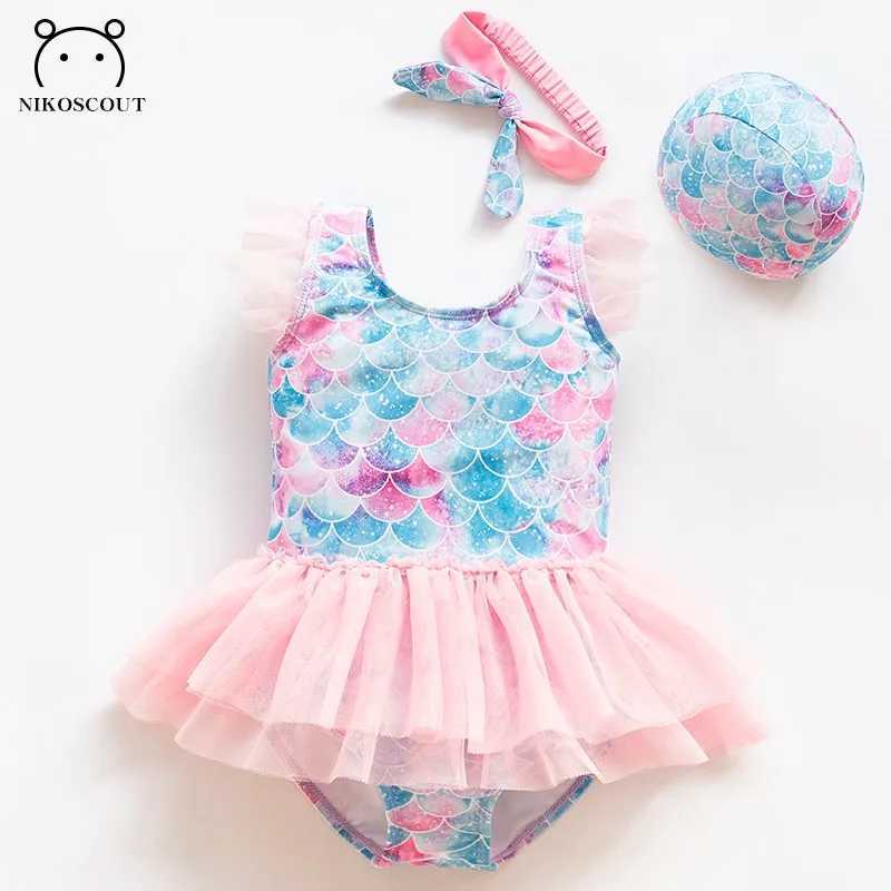 Swimsuit Girl Baby Mermaid Swimsuit Baby Skirt Princess Childrens Swimsuit Bikini Beach Vacation Cute X250224