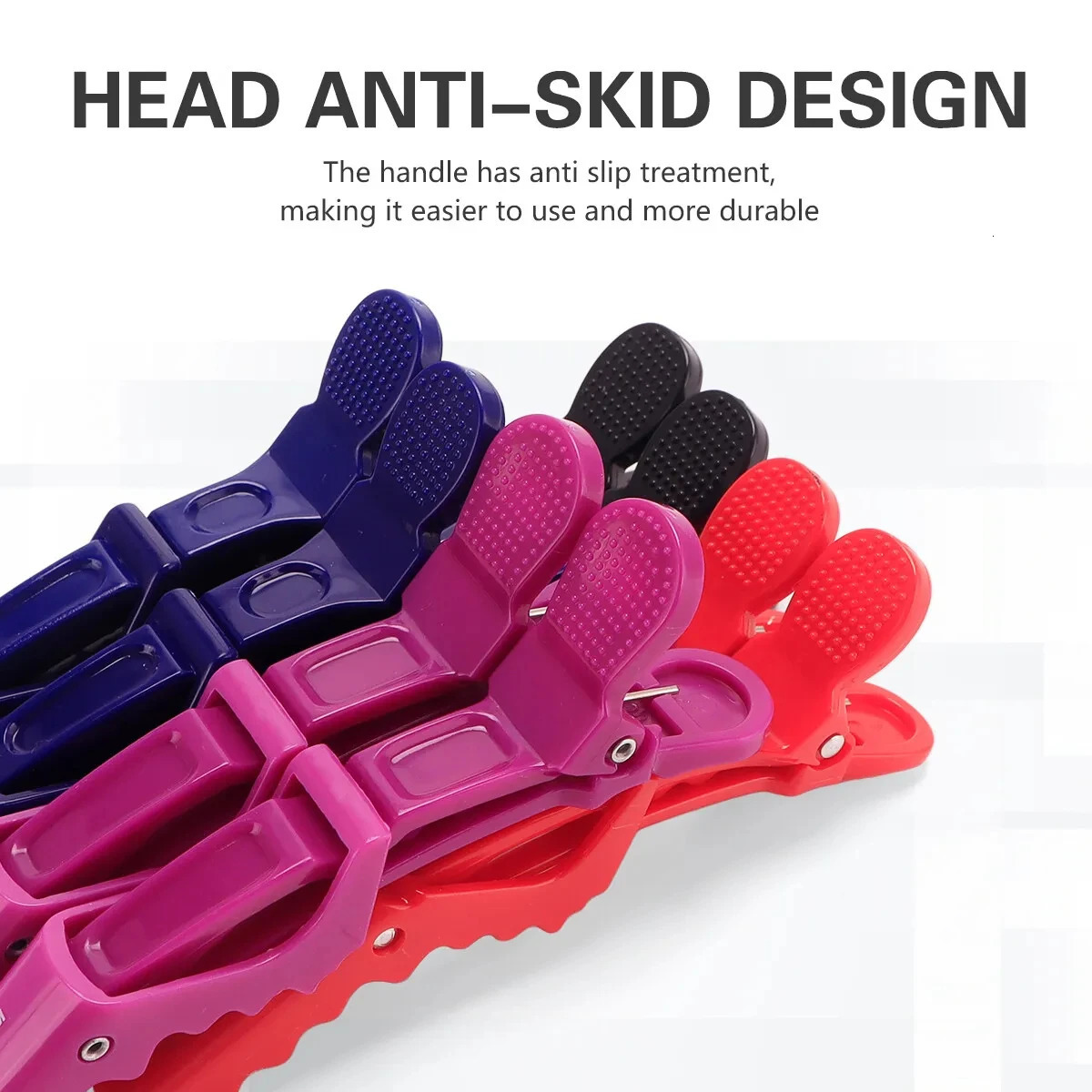 6PCS Alligator Hair Clip Hairdressing Clamps Plastic Claw Professional Barber For Salon Styling Hairpins Accessories 250218