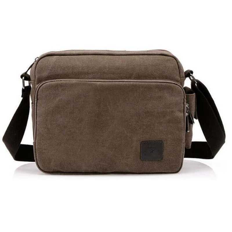 High Quality Multifunction Canvas Bag travel bag men messenger bag brand mens crossbody bag luxury vintage style briefcase w304 Z250225