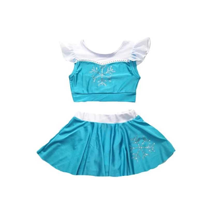 Fairy Tale Princess swimsuit girl Elsa Anna Snow White swimsuit beauty children 2-8Y swimsuit X250224