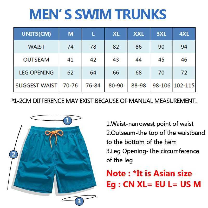 ESCATCH Mens Swimwear Swim Shorts Trunks Beach Board Shorts Swimming Pants Swimsuits Mens Running Sports Surffing Shorts W250224