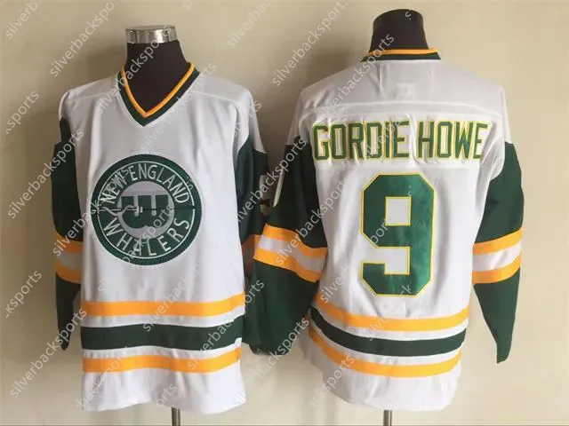 Custom Hartford Whalers 9 GORDIE HOWE Jersey 10 FRANCIS 11 DINEEN 16 VERBEEK 26 FERRARO 1 LIUT