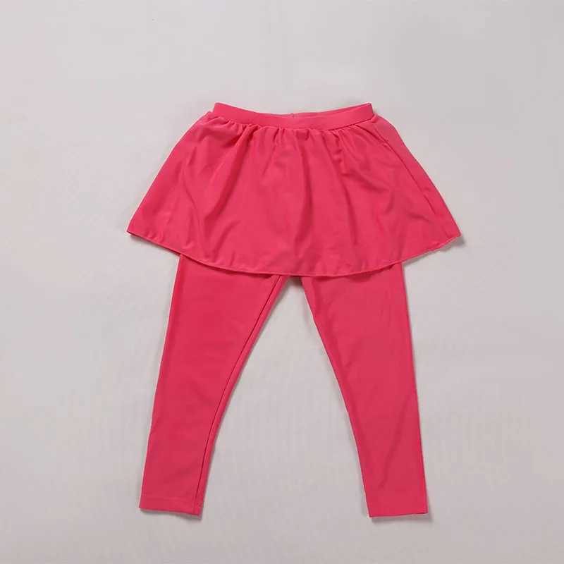 Girls two-piece set for children aged 2-11 long sleeved skiing swimsuit 2024 childrens cute printed swimsuit baby swimsuit X250224