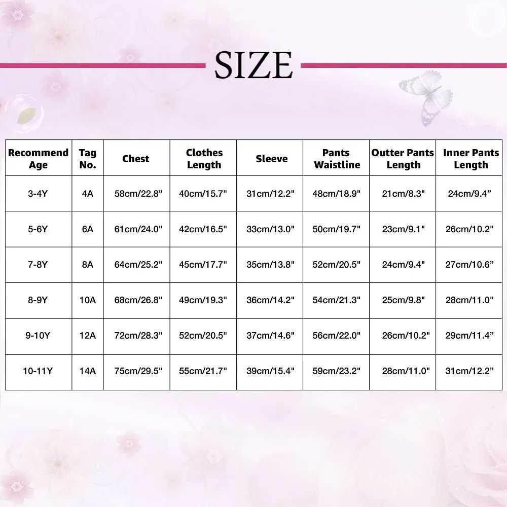 BAOHULU Girls Rash Guard 3 Pieces Swimsuit Long Sleeve Bathing Suit UPF 50+ Beach Swimwear 5-12 Years with Matching Headband X250224