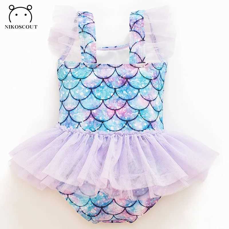Swimsuit Girl Baby Mermaid Swimsuit Baby Skirt Princess Childrens Swimsuit Bikini Beach Vacation Cute X250224