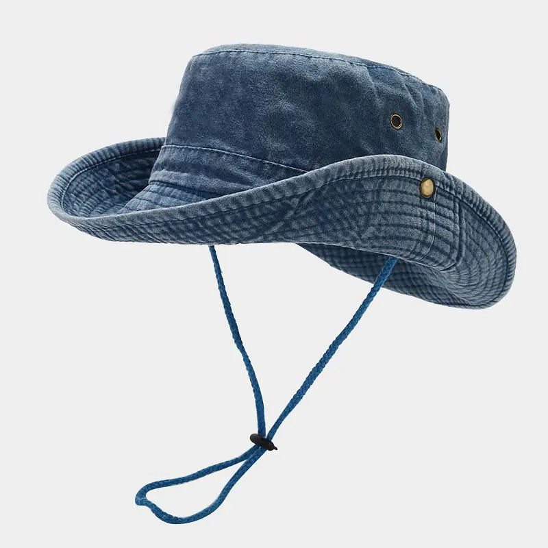 2023 Four Seasons Cotton Solid Bucket Hat Fisherman Outdoor Travel Sun Cap for Men and Women 191 250210