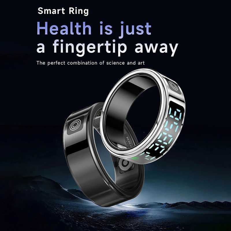2024 5ATM Waterproof Smart Ring Supports Screen Gesture Operation Camera Video Health Monitor Xiaomi Samsung Smart W250225