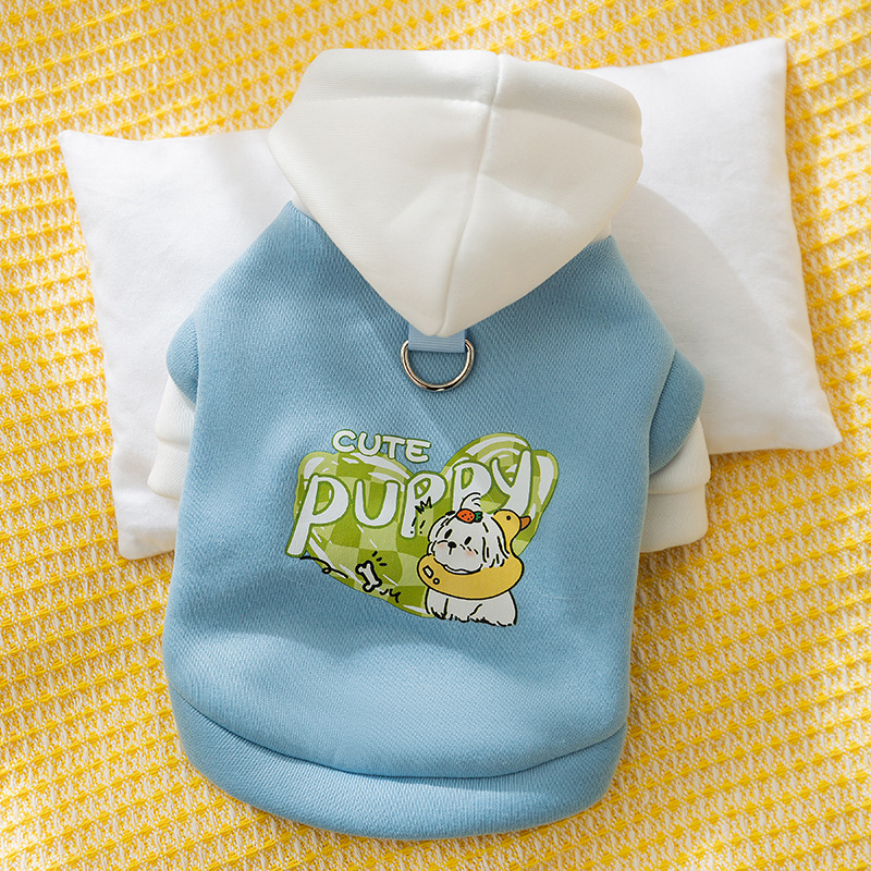 Trendy and Cool Drawstring Hoodie Pet Clothes for Cats like British Shorthair Kittens, Hairless Cats, and Dogs