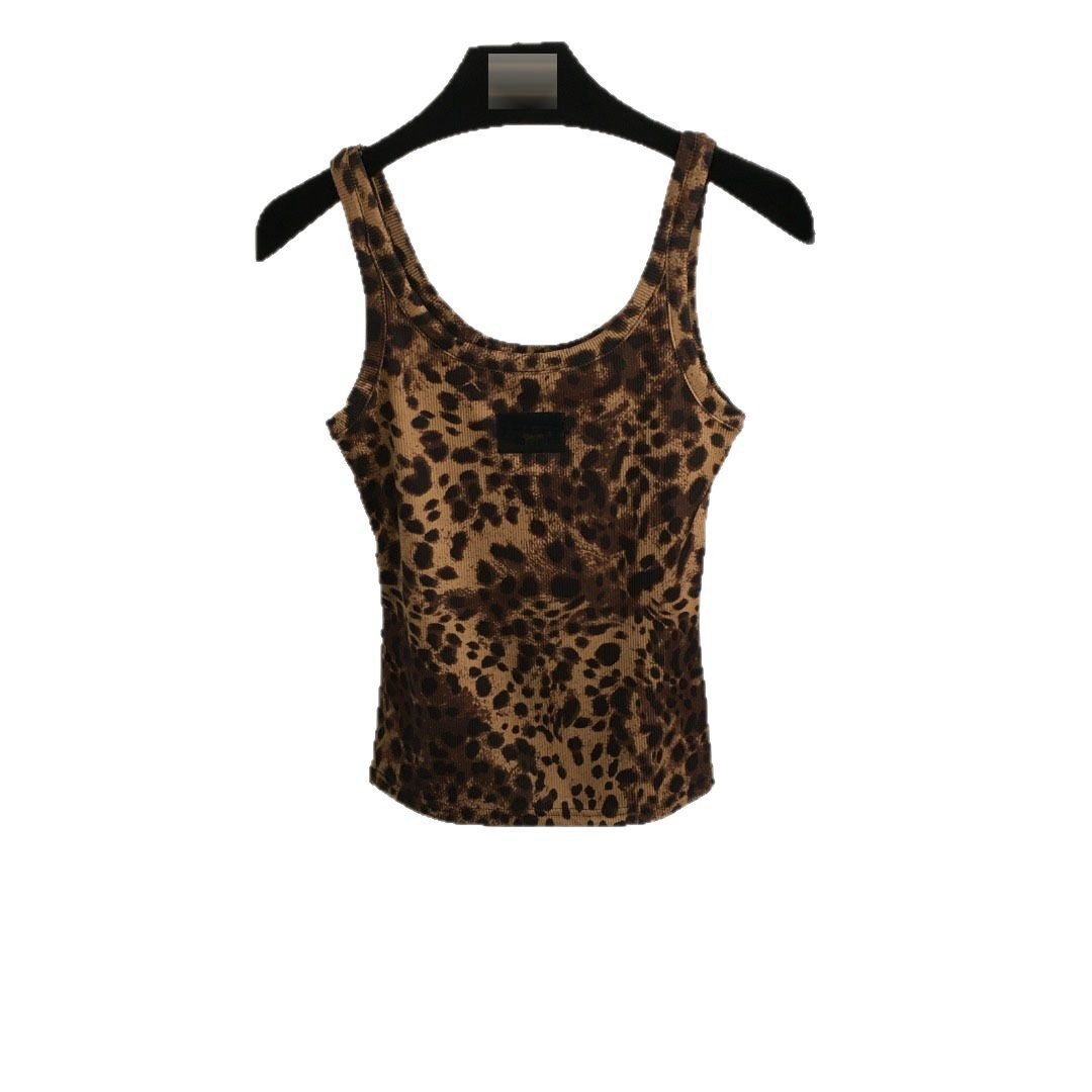 Womens Top designer tank Embroidery vest sleeveless breathable knitted vest pullover womens sports top