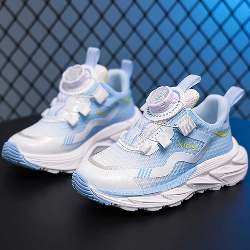 Tennis sports shoes for children boys and girls sports running shoes casual board leather soft sole childrens outdoor walking shoes W250225