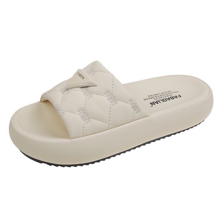 free shipping Slippers designer sandals for womens black Platform printing soft sole ladies sliders shoes Slipper woman outdoor