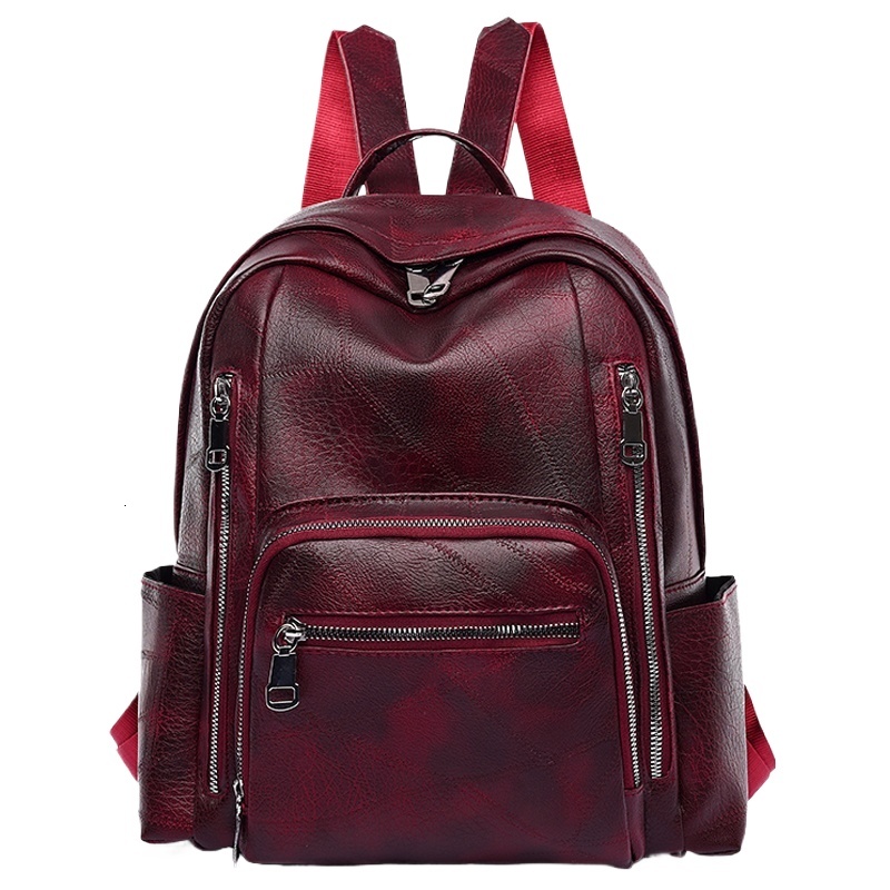 New Style3 New Brand Designer Women High Quality Leather Backpacks School Bags For Girls Travel Backpack
