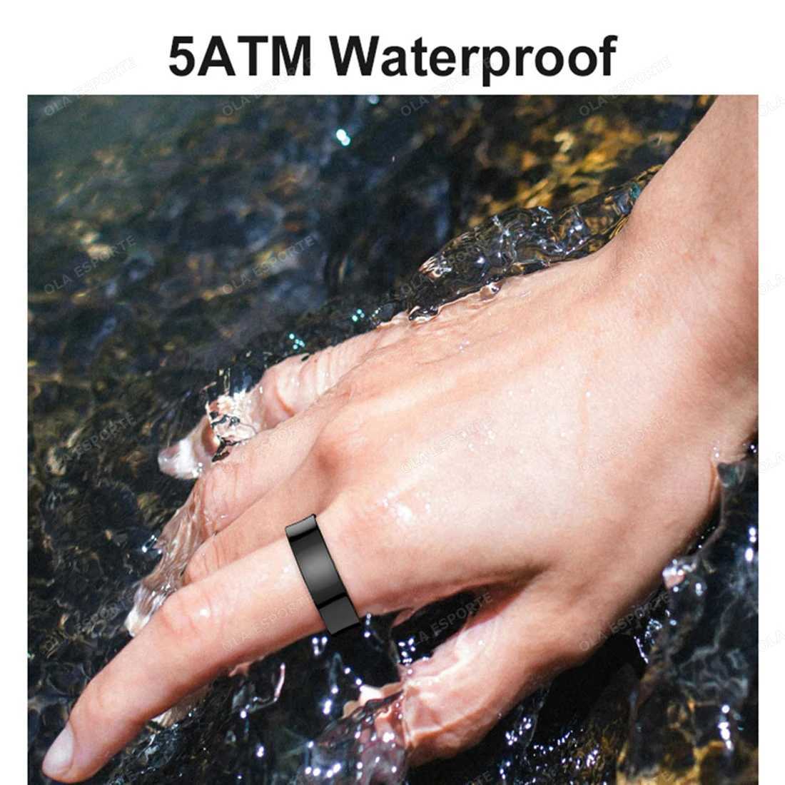 New Samsung appearance smart ring military grade titanium steel shell health monitor 5ATM waterproof multi sport ring W250225