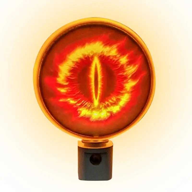 Creative Eye of Sauron LED Plug-in Lithophane Night Light Lamp Non-glaring Bedroom Night Light Warm Night Light for Home Decor Z250225