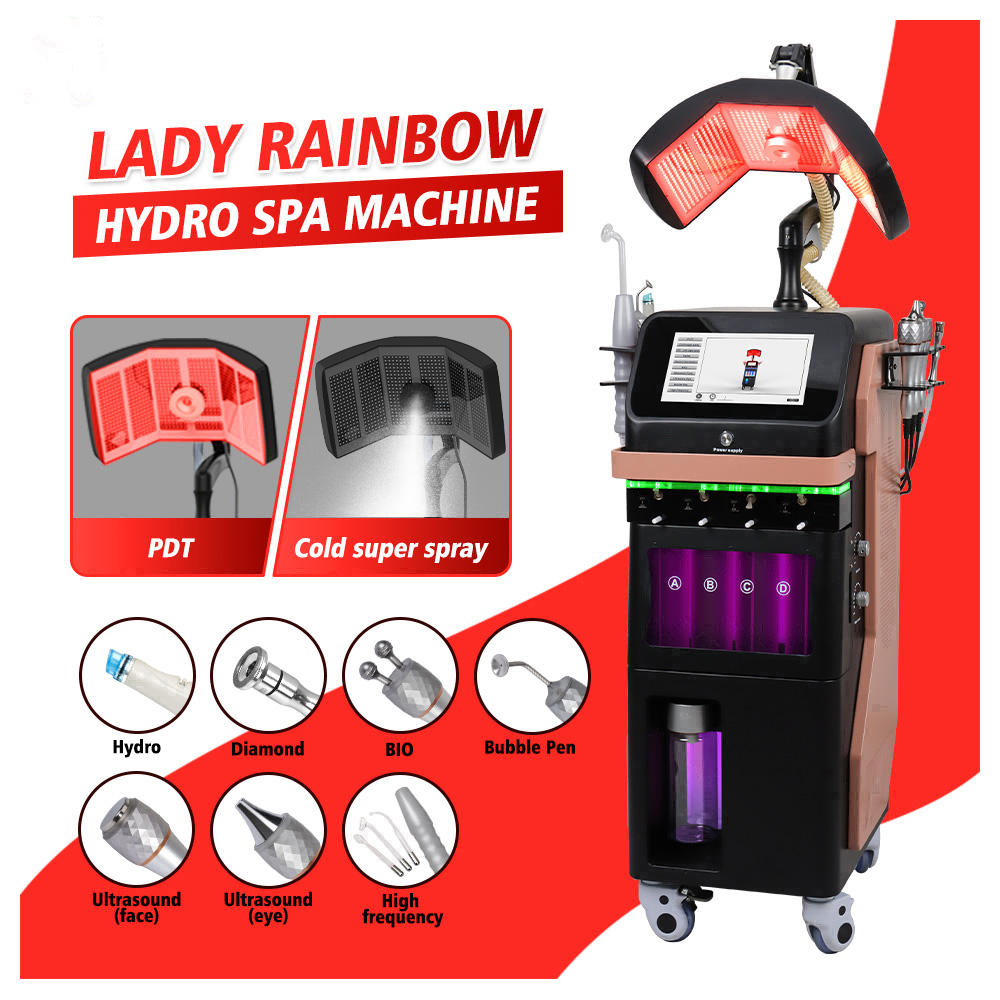 High Quality Dermabrasion Skin Rejuvenation Instrument PDT LED Face Light Therapy Beauty Deep Cleaning Acne Treatment Firming Beauty Spa Machine