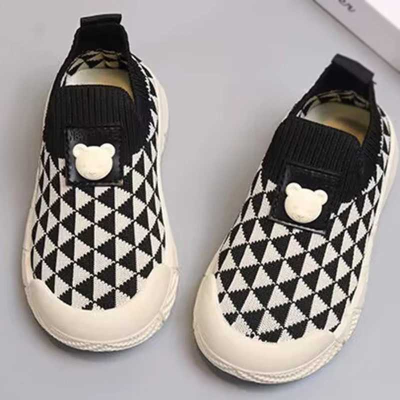 Childrens Sock Shoes Boys Girls Knitted Shoes Cloth Shoes Kids Baby Slip-ons Sports Shoes Spring Autumn Casual Shoes X250224