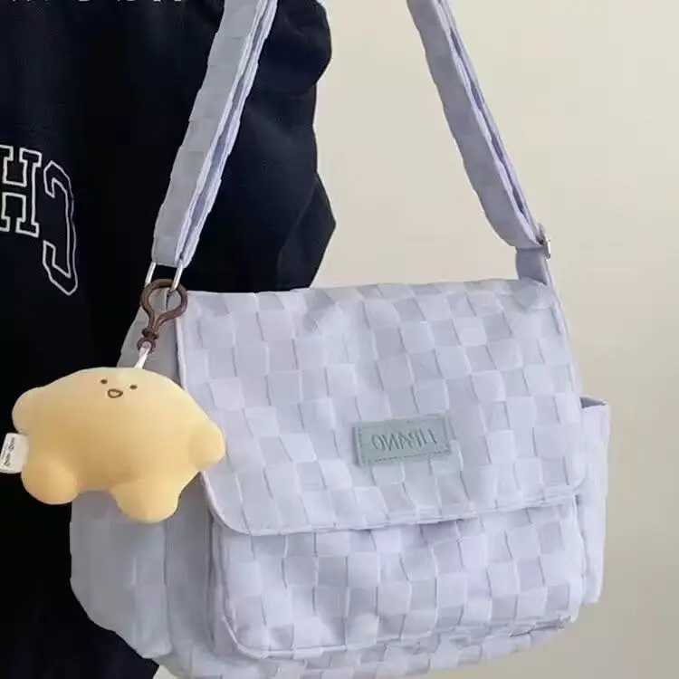 Versatile female student promises classes large capacity one shoulder messenger bag autumn and winter backpacks Z250225