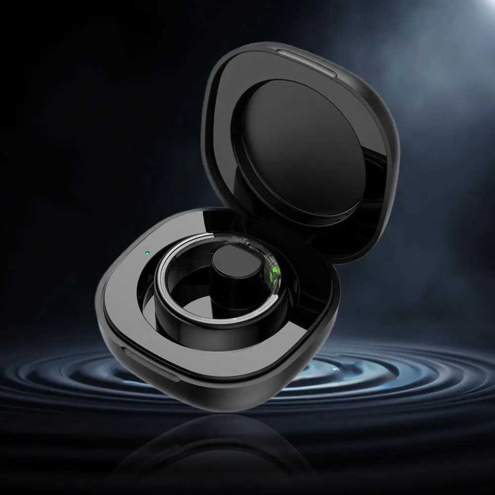 Portable Charging Case 200mah Charger Case with Charging Cable Smart Ring Charging Compartment For R02 Smart Ring Compartment W250225