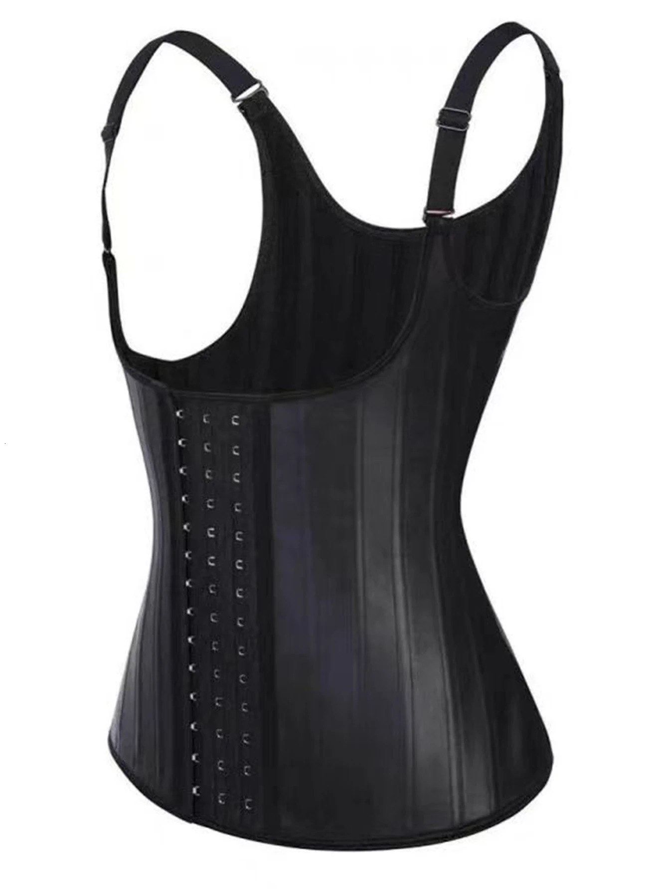 womens sports shaping belt 25 bone latex material zipper waist shaping compression belt sports body shaper waist seal 250224