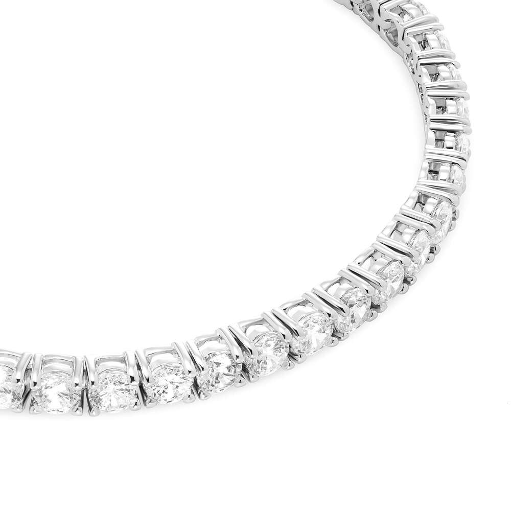liance Women s Fine Sier Plated Cubic Zirconia mm Tennis Bracelet