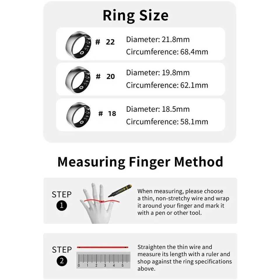 2025 Smart Ring Men Women Multi Sports Modes Body Temperature Health and Sleep Monitor steel Sport Ring For Xiaomi Samsung Phone W250225