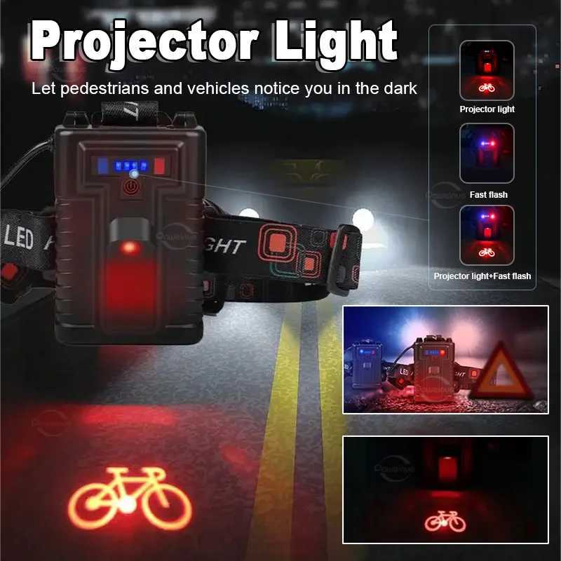 2024 Ultra Powerful LED Headlamp Super Bright Long Range Head Flashlight USB Rechargeable Head Torch Fishing Hunting Head Light X250225