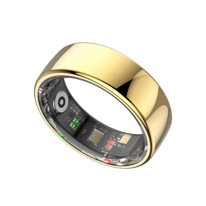 R08 Smart Ring With Charging Case Womens Men Heart Rate Health Monitor Multi-Sport Mode Tracker for Android IOS W250225