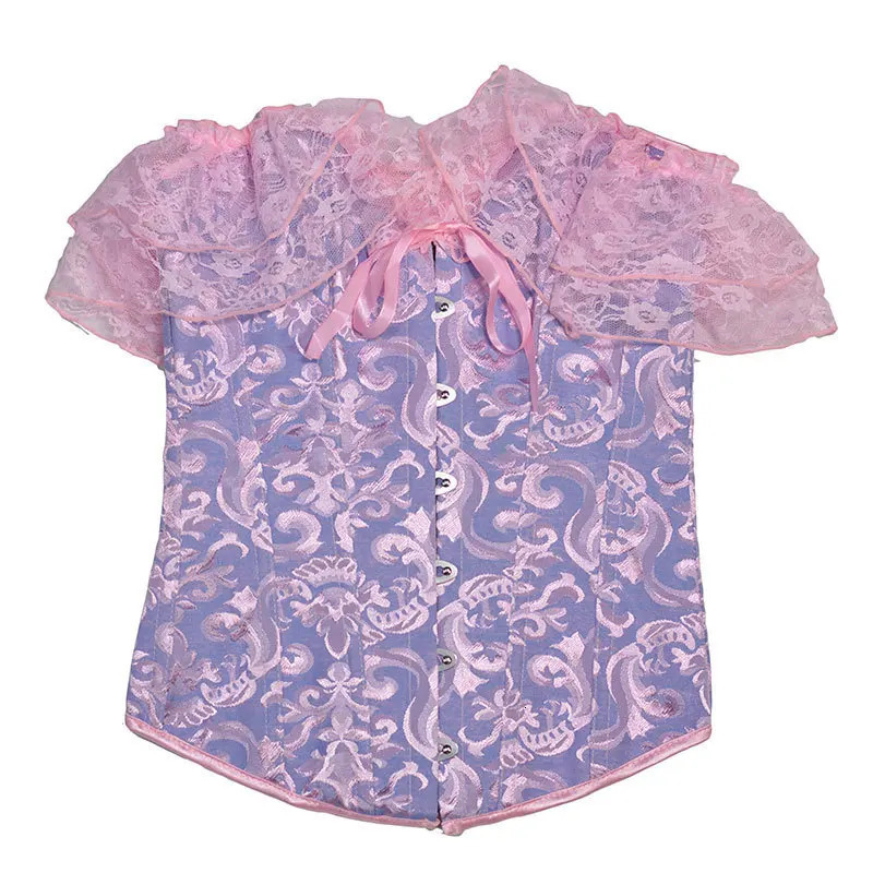 Lace Corset Top Women Shapewear Fajas Waist Trainer Slimming Lingerie Blusas Body Shaper Woman Corsets Sexy Outwear Shaping Tops 250224