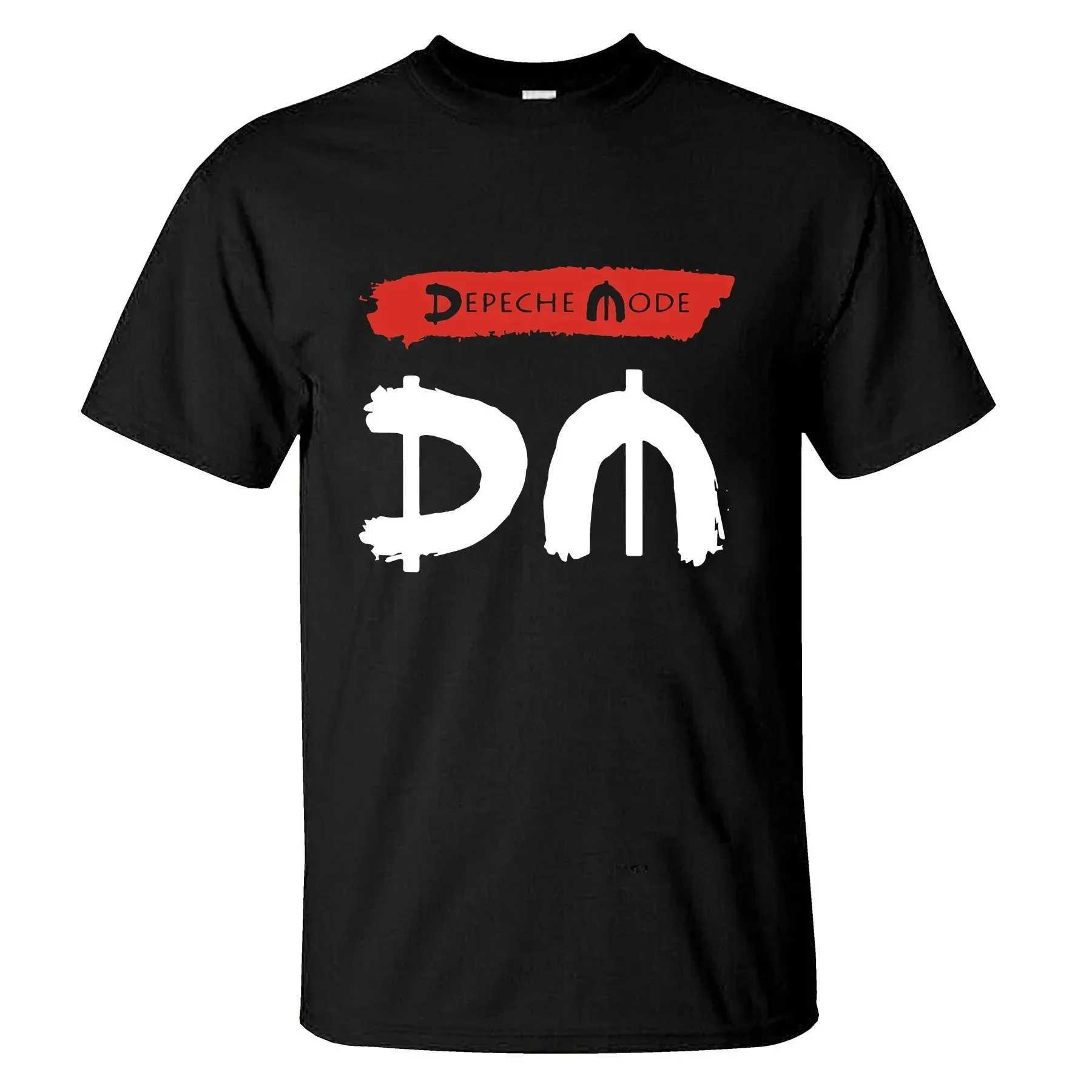 2024 Amazing Tees Men Rose Top Black By Depeche Mode T Shirt Casual Oversized T-shirt Double-sided Male T-shirts GraphicT250224