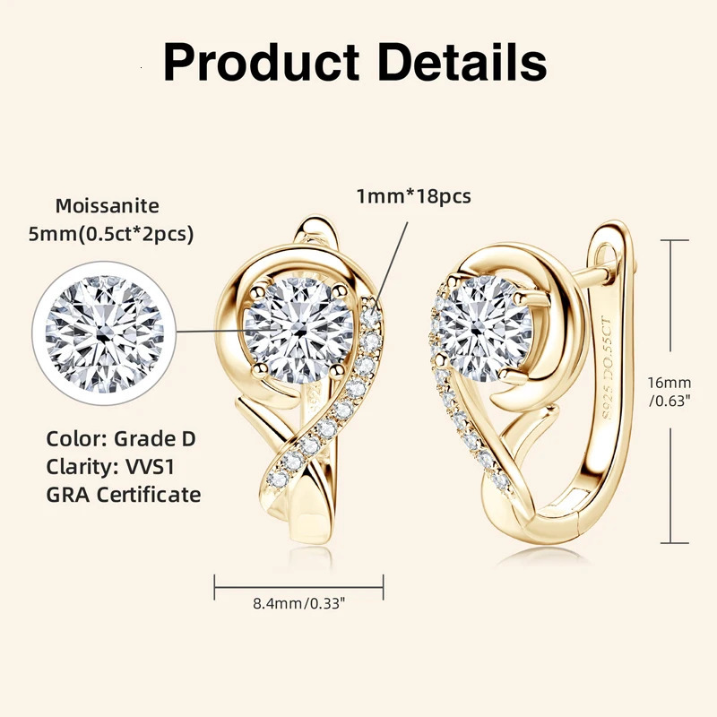 Lnngy Infinity Diamond Earring Brinco Prata 925 Sterling Silver Hoop Earrings For Women Sparkling Fine Jewelry GIft 250221