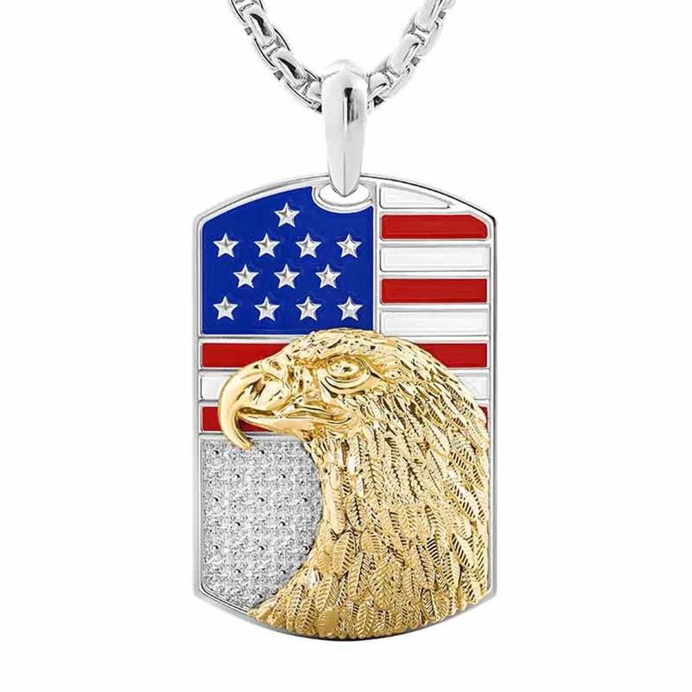Fashionable mens dog tag pendant necklace punk exquisite mens jewelry necklace party pendant boyfriend personalized gift X250224